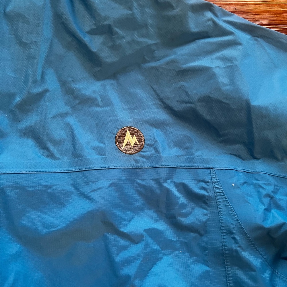 Marmot Men's Vibrant Blue Raincoat size L - Picture 10 of 17
